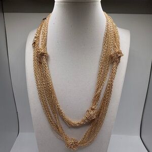 Erica Lyons Knotted Layered-Necklace NWT